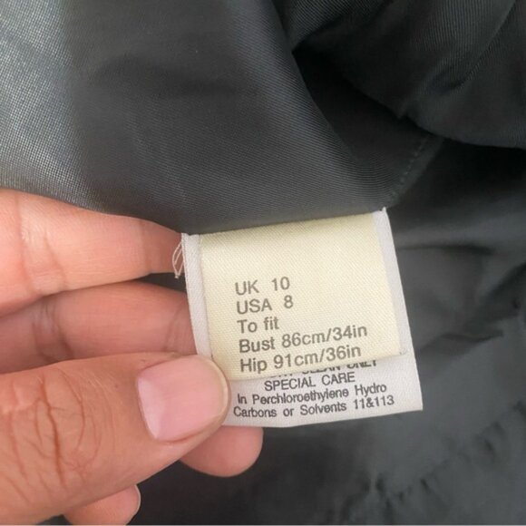 Jaeger Wool Blazer UK 10 US 8 Plaid Check Jacket Crest Buttons Made in Britain - Picture 8 of 11